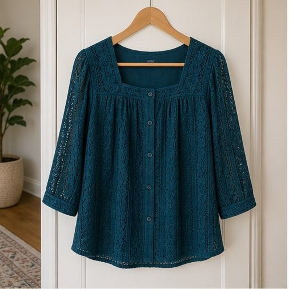 Teal Cami Blouse